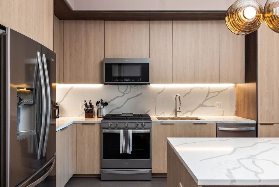 Kitchen fully equipped with all modern amenities