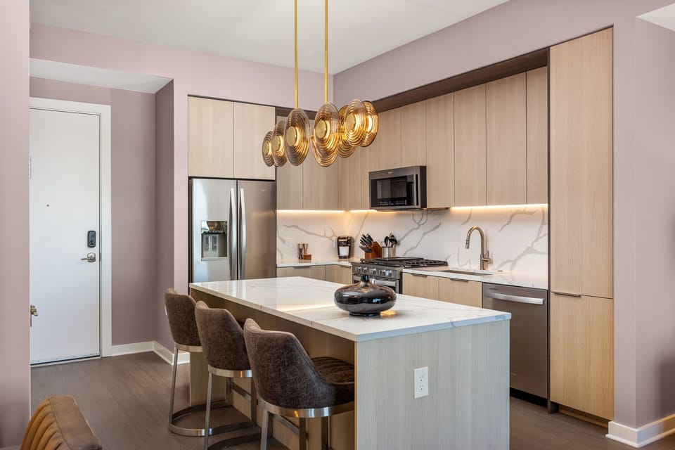 Kitchen fully equipped with all modern amenities