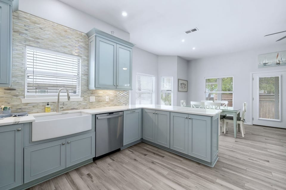 Newly remodeled kitchen