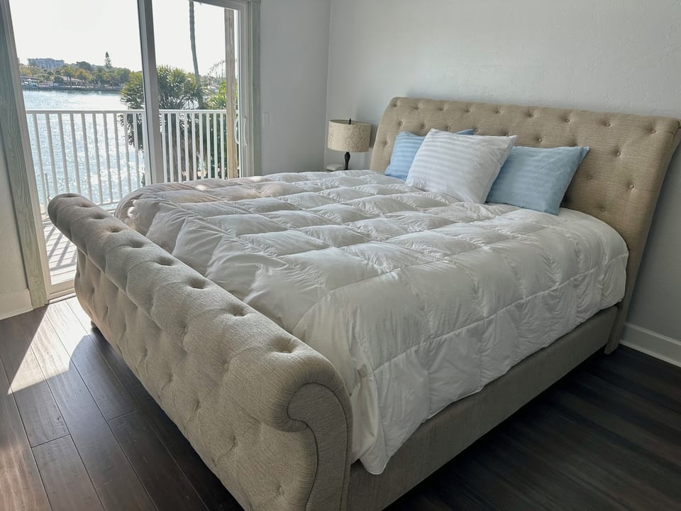 Master Bedroom # 2 with Massive Full Water View and Balcony