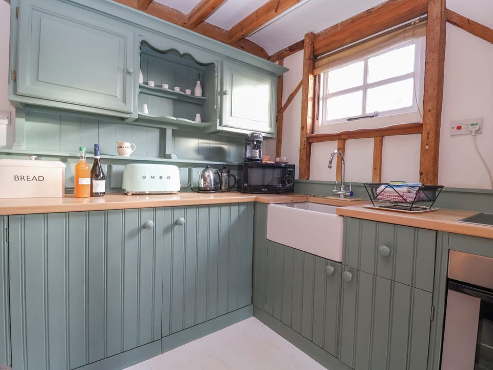 Fridge, dishwasher, electric kettle, toaster