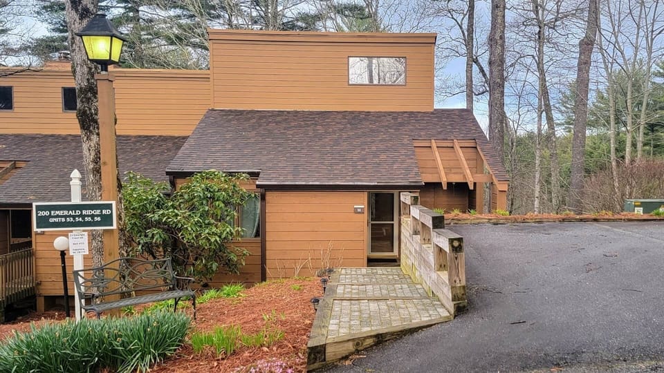 Just a few steps to enter property.