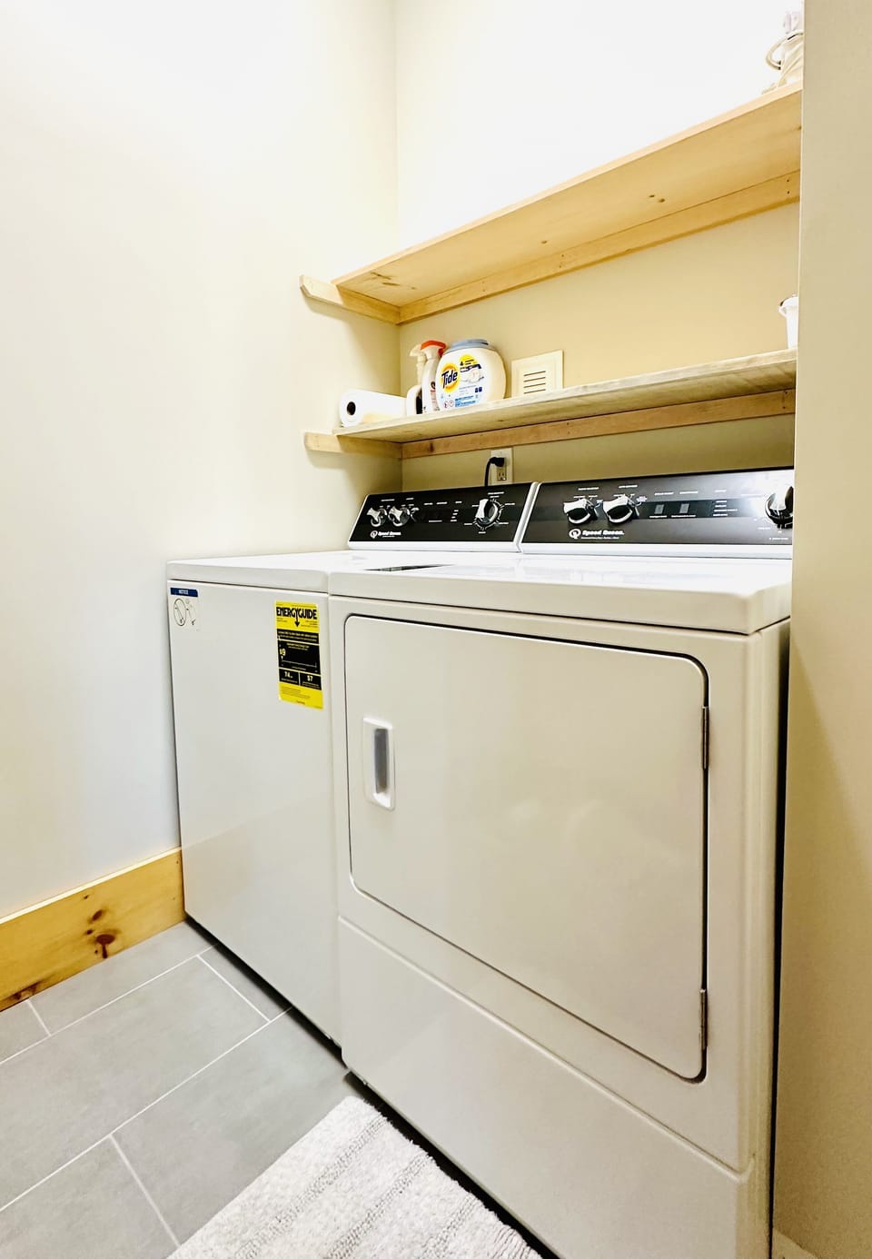 Laundry room on main floor
