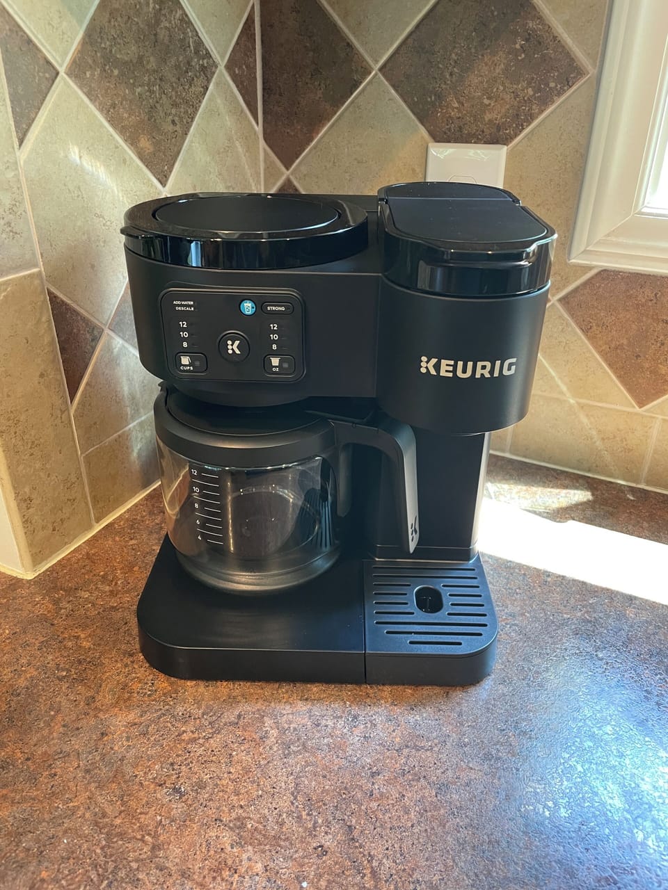 Combo coffee maker(keurig and regular type)