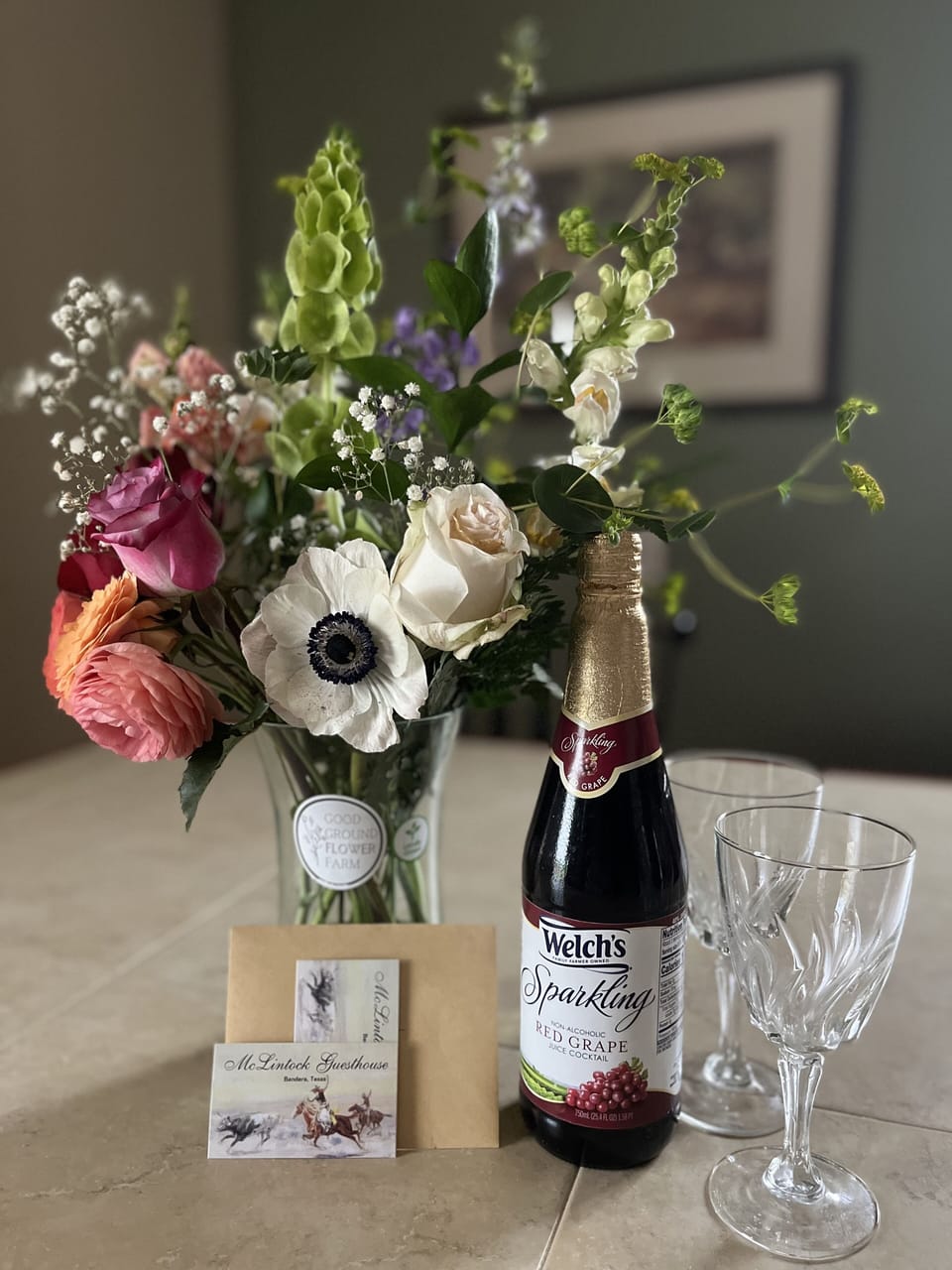 Special occasion? Ask me about a flower arrangement or other treats.