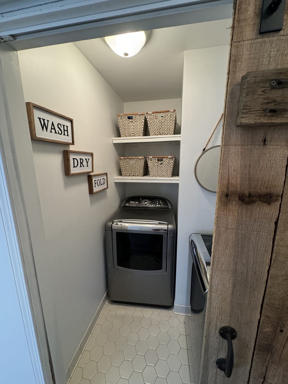 Washer and dryer in laundry