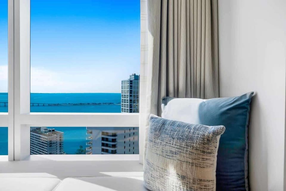 Savor the Scenery: Experience the Magnificence of Biscayne Bay with Our Breathtaking Ocean View.