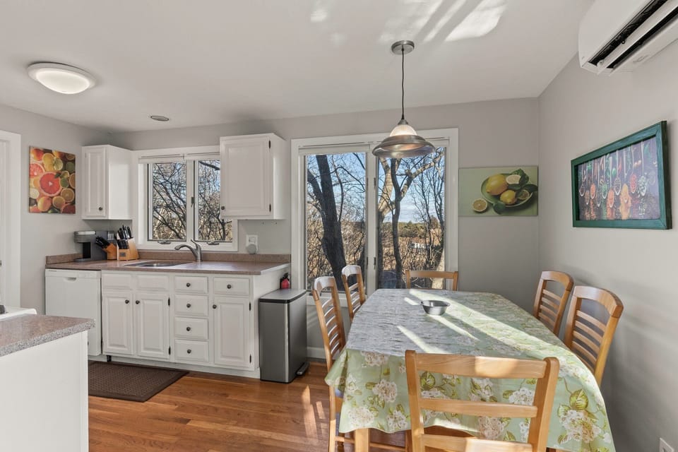 Dining area and kitchen