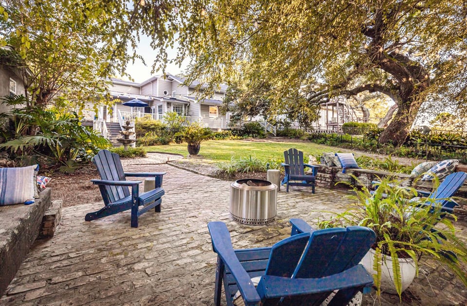 Patio w Solo Stove fire pit