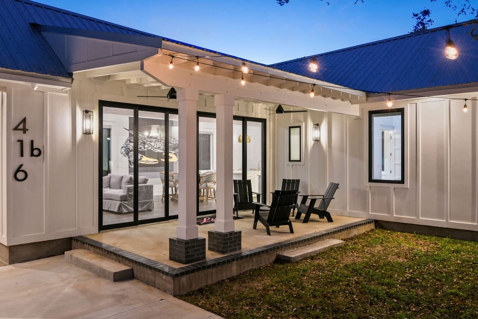 Front Porch Entrance - Twilight