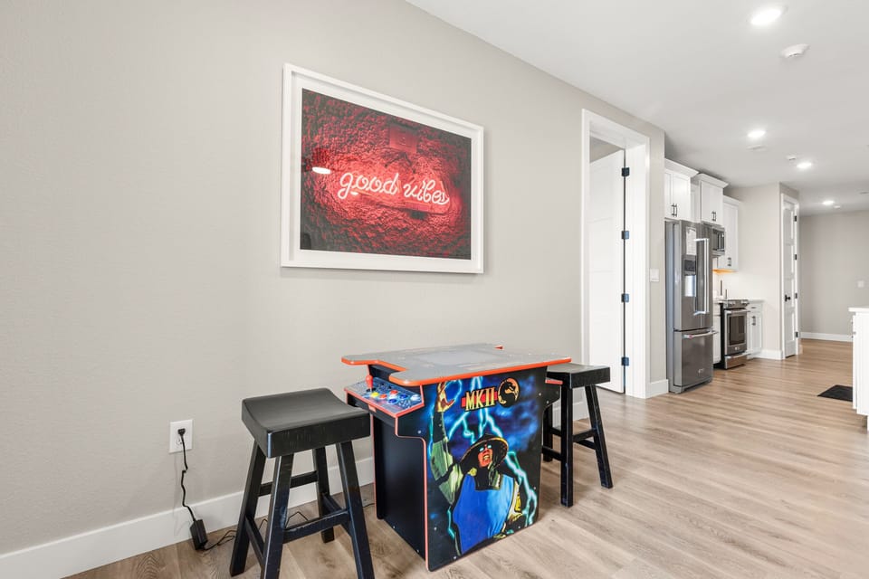 In-unit video game table