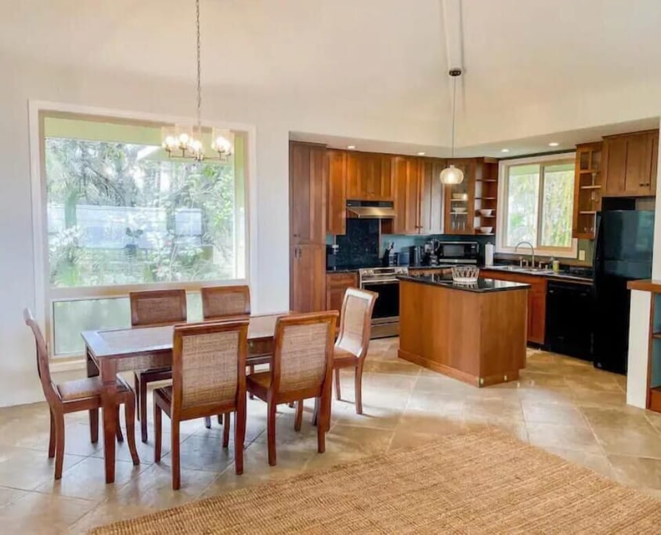 dining room and kitchen