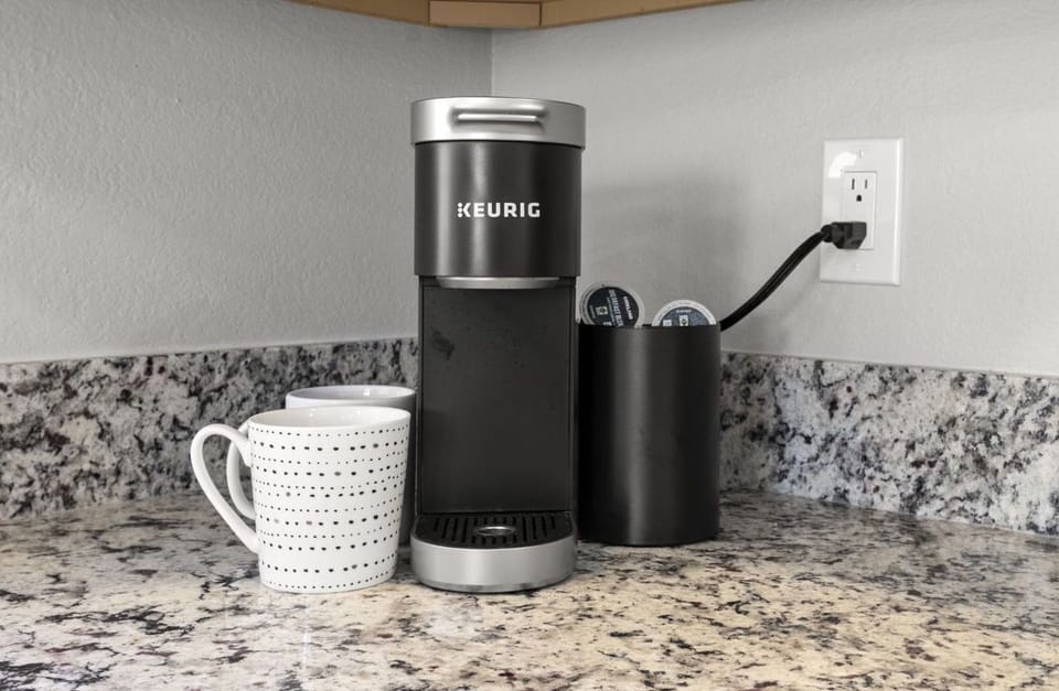 We provide Keurig K-cups for your convenience