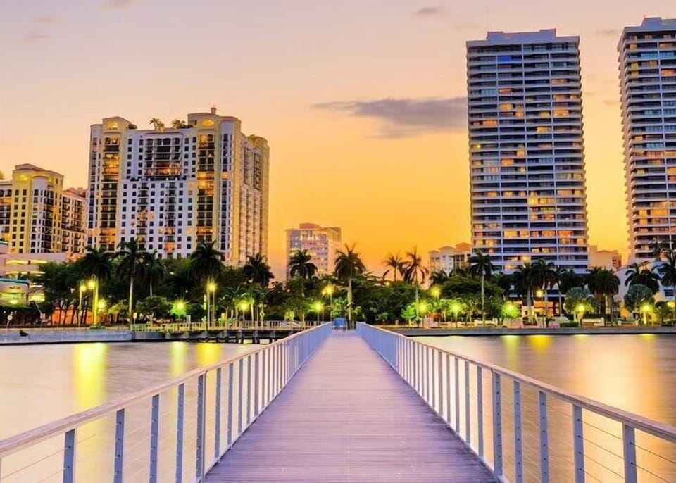 Go for a run or bike ride on the famous Palm Beach Lake Trail