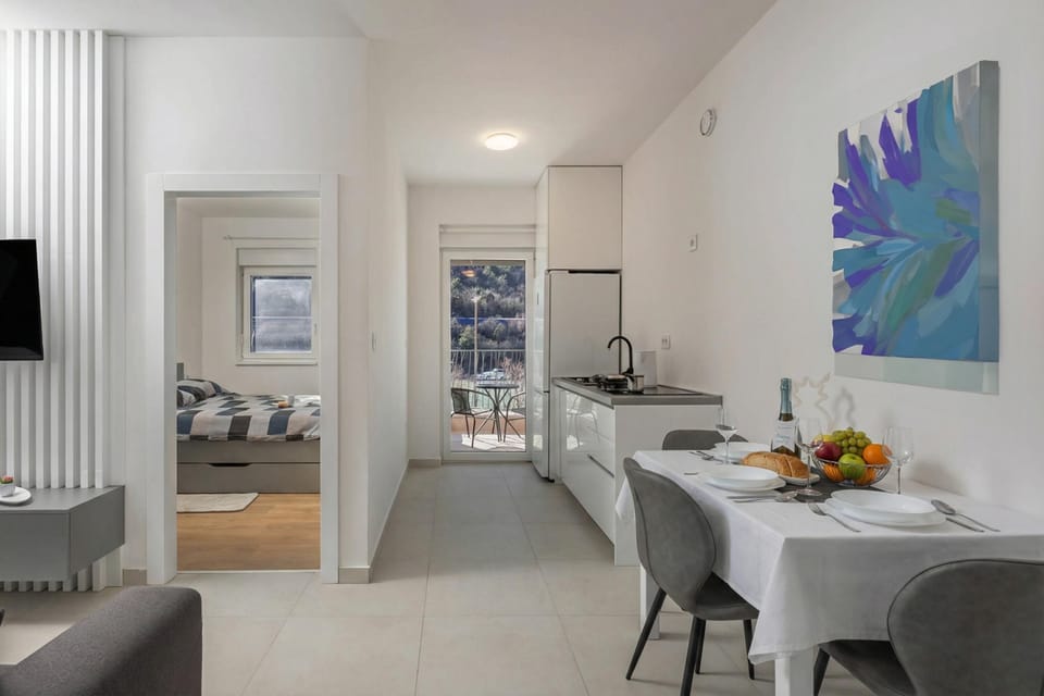 Kitchen and dining area