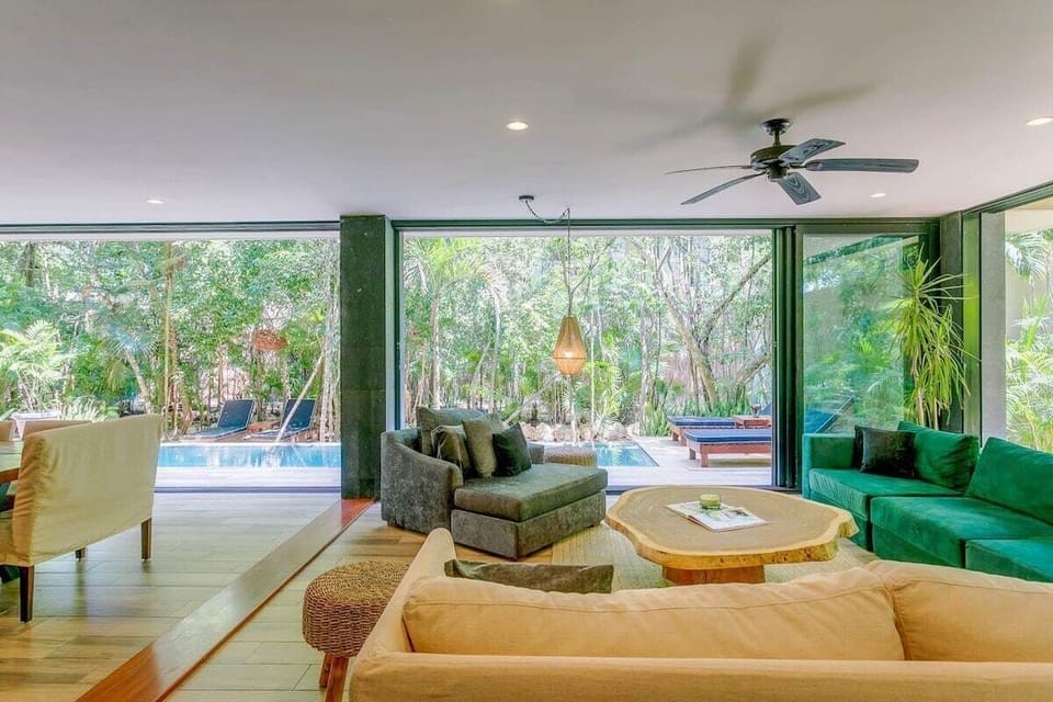 Let the jungle in. Your vibrant, sun-drenched living space.