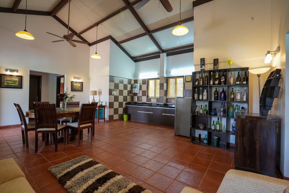 Family Bungalow, 4 Bedrooms | Living area | 43-inch LED TV with satellite channels