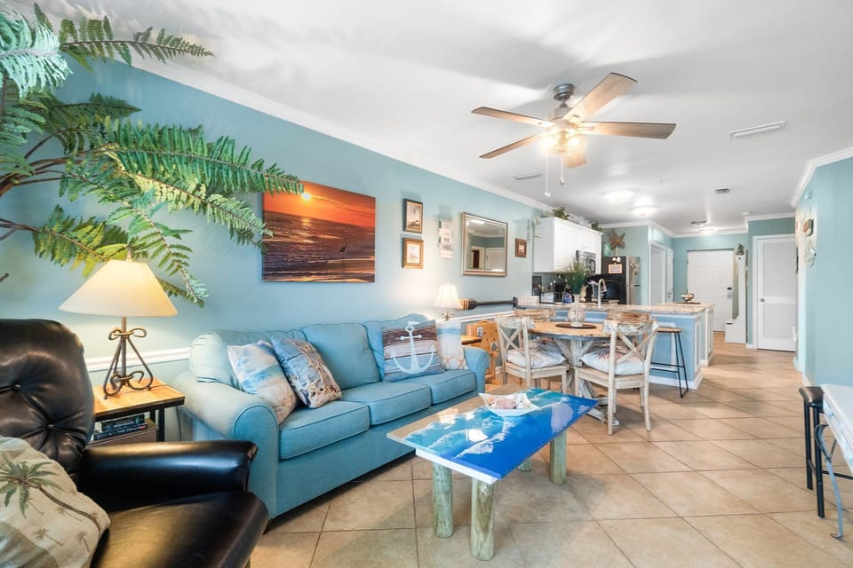 Open concept living space