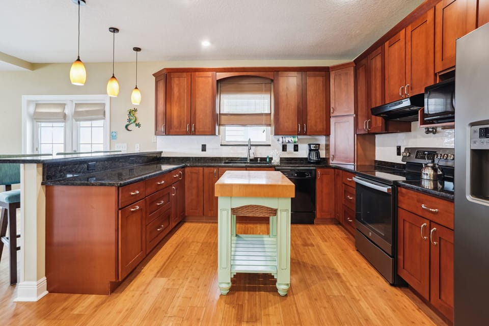 Spacious kitchen