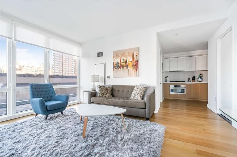 Midtown West New York 1 Bedroom Living Room
