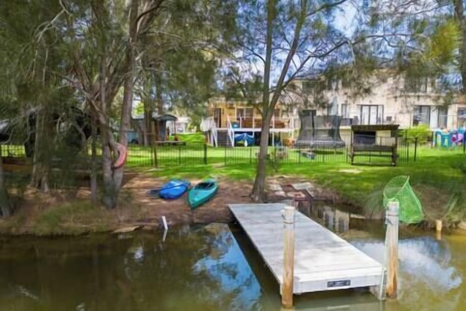 View from private jetty looking back at house