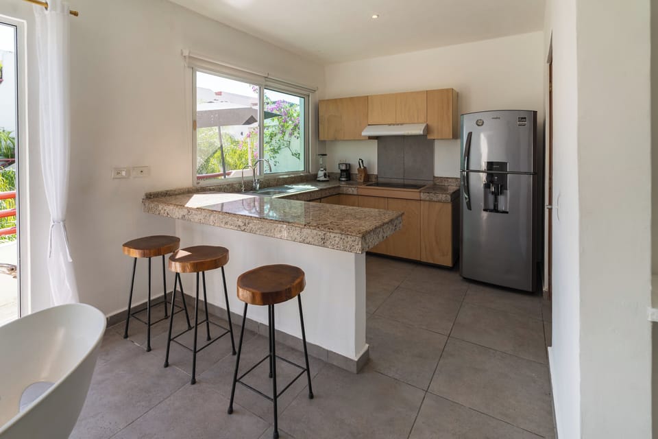 Kitchen with induction grill & water filter