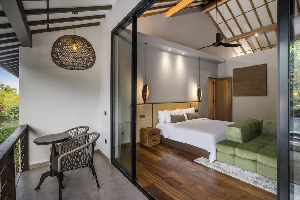 Deluxe Villa, 3 Bedrooms, Bathtub, Pool View | Balcony