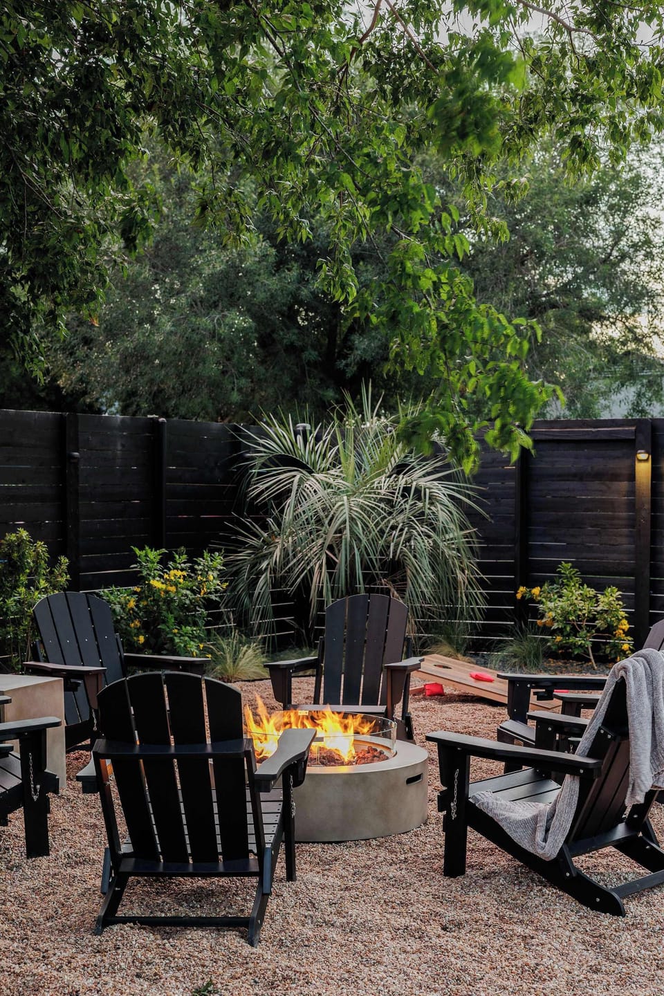 Shared Outdoor Area | Fire Pit | Ping Pong + Cornhole | First Floor