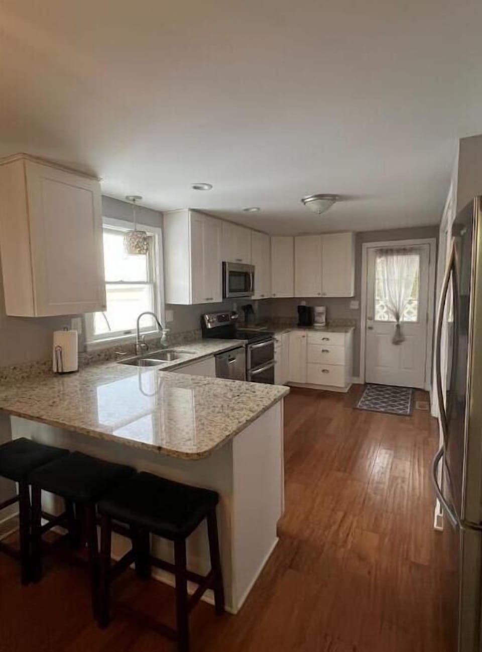 Large open kitchen 
