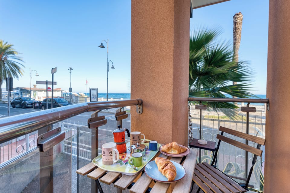 Family Apartment, 1 Bedroom, Balcony, Sea Facing (Mer Vivante - Front Beach) | Outdoor dining