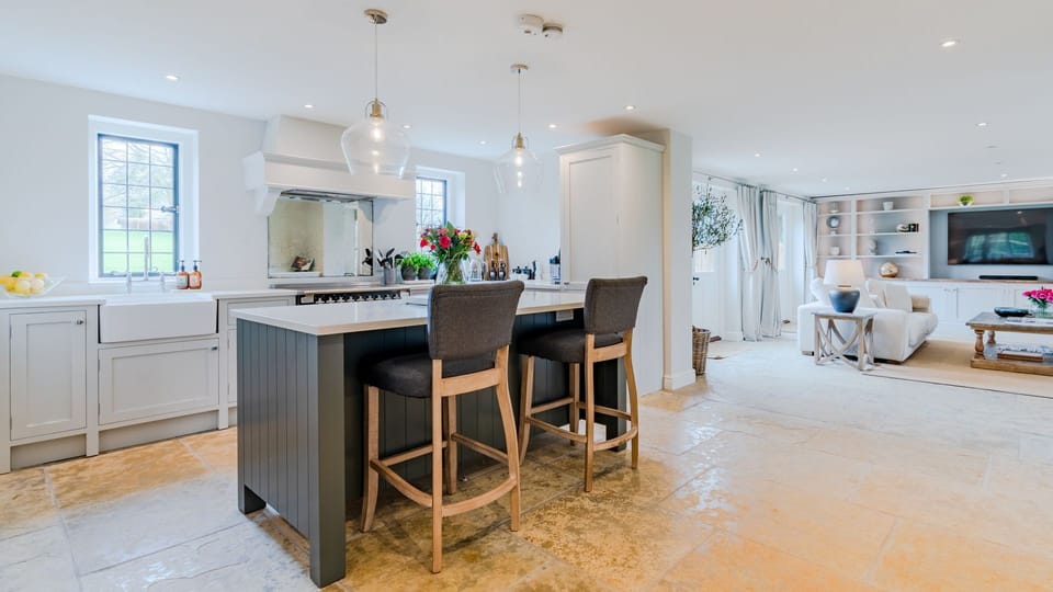 Open Plan Living Area, Old Manse, Bolthole Retreats