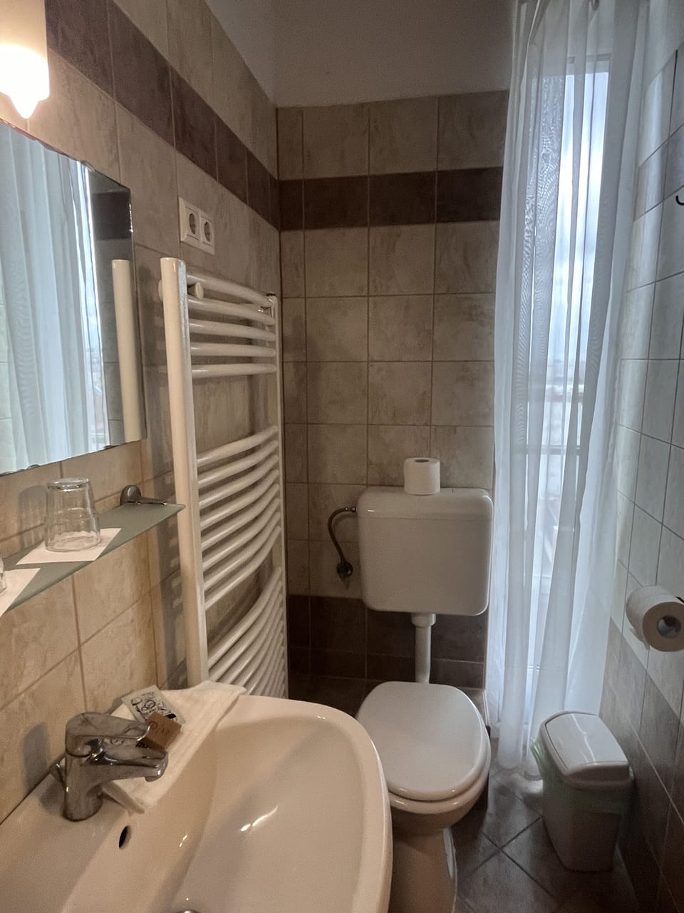 Standard Double or Twin Room | Bathroom | Shower, hair dryer, towels, soap