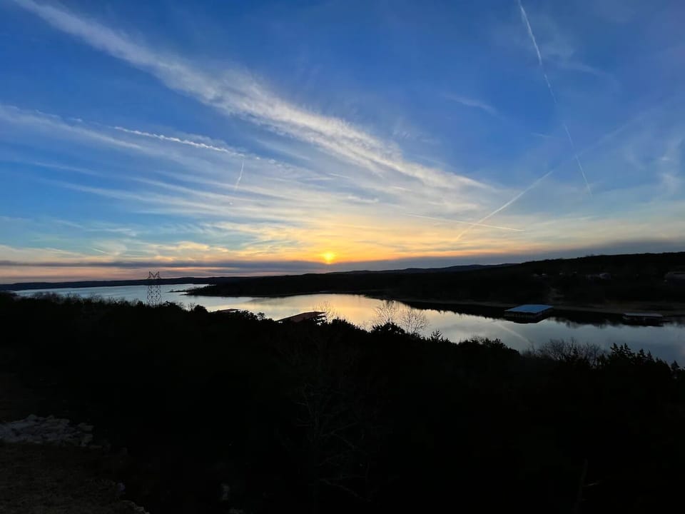 Lake and Sunset View