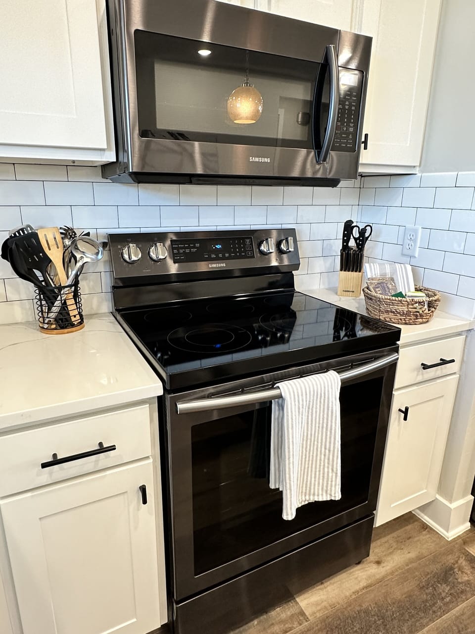 Kitchen includes new appliances