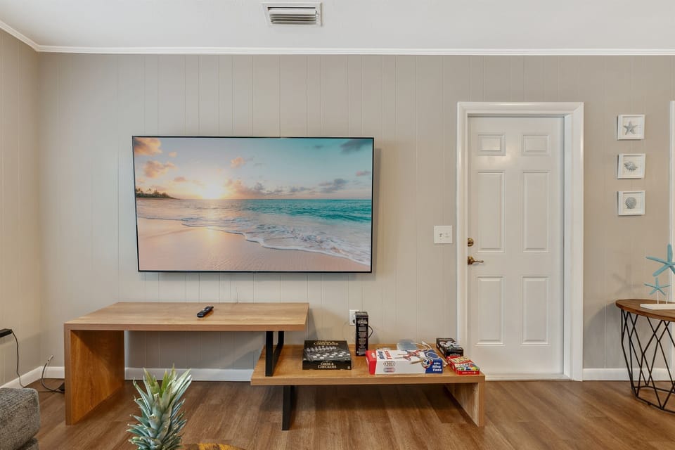 Smart TV in the living room.