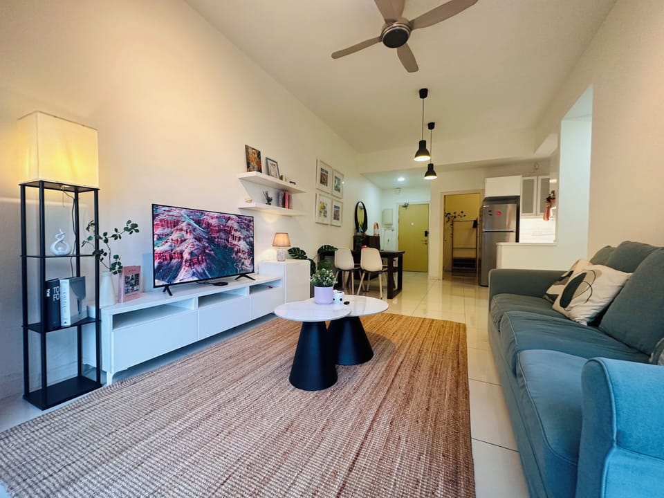 Comfort Apartment | Living room | 43-inch LCD TV with digital channels