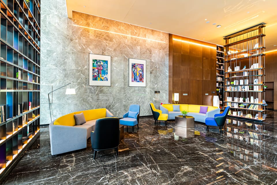 Lobby sitting area