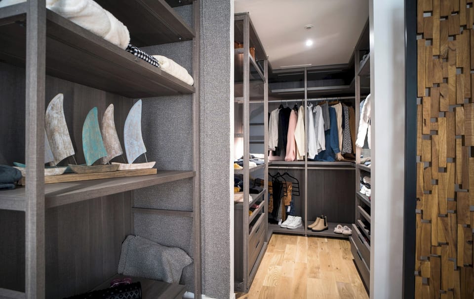 Bedroom 2 walk in closet. Perfect for all your wardrobe needs. 