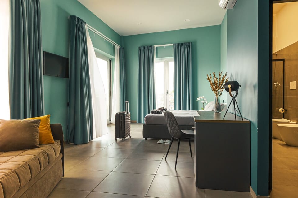 Family Studio Suite | Memory foam beds, desk, laptop workspace, free WiFi