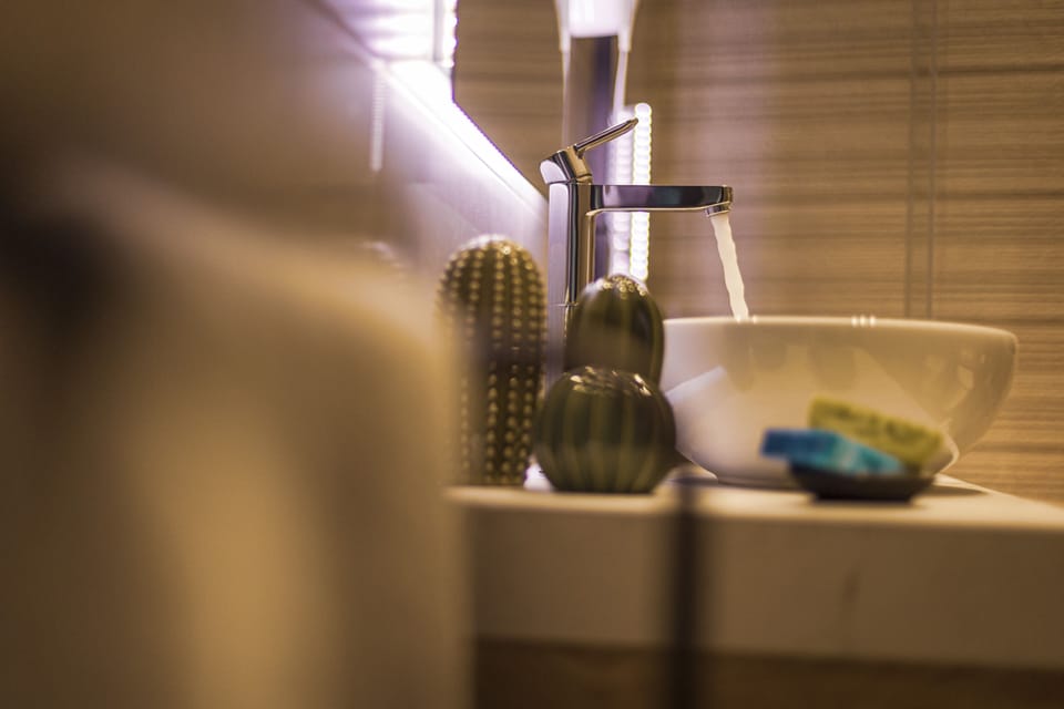 Business Room | Bathroom | Shower, rainfall showerhead, free toiletries, bathrobes