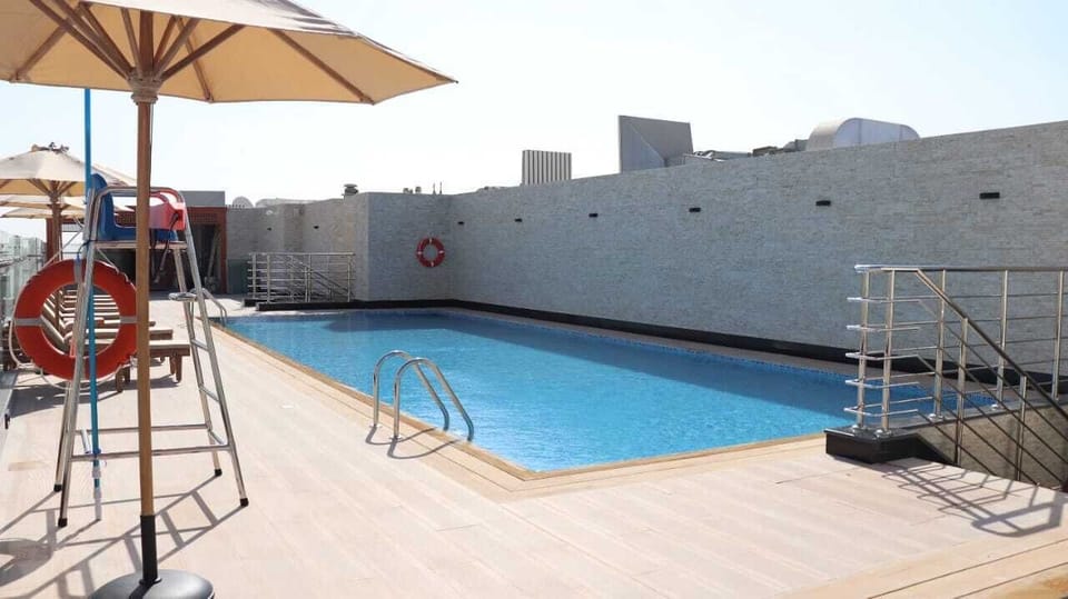 Rooftop pool