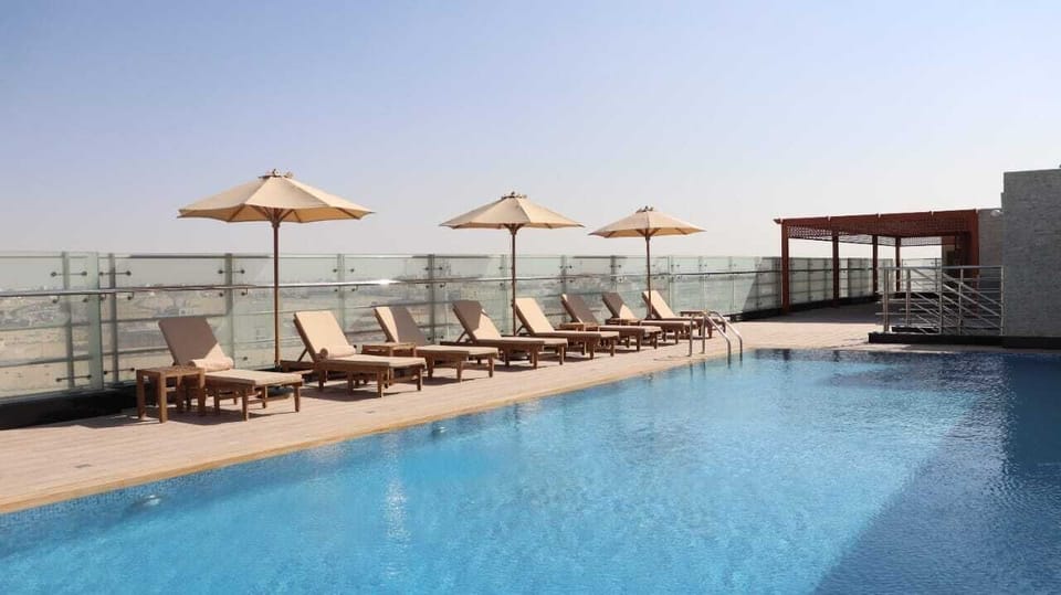 Rooftop pool