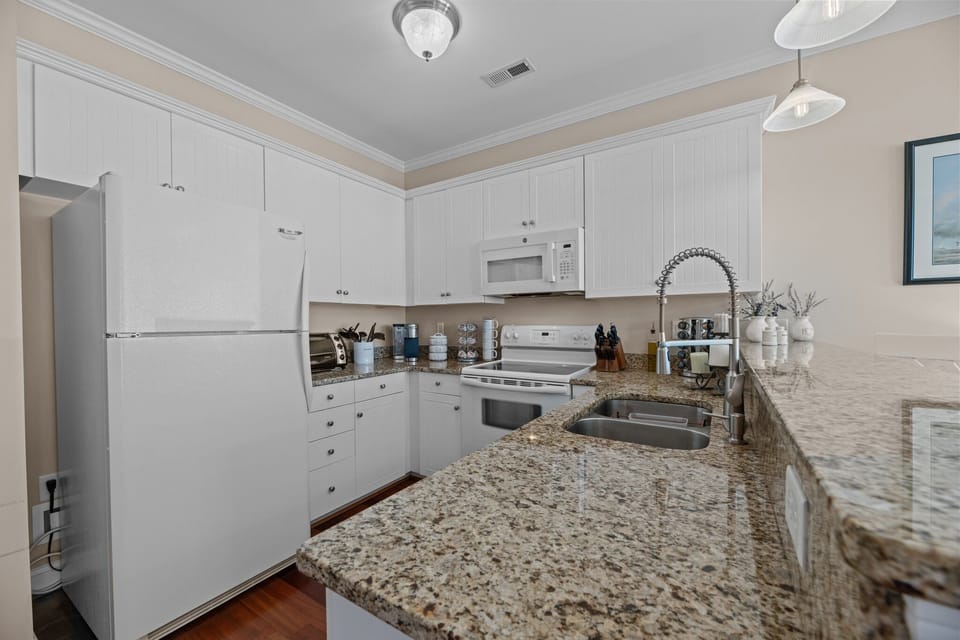A kitchen that defies expectations and all the essentials,