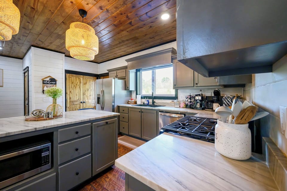 Bright and open kitchen
