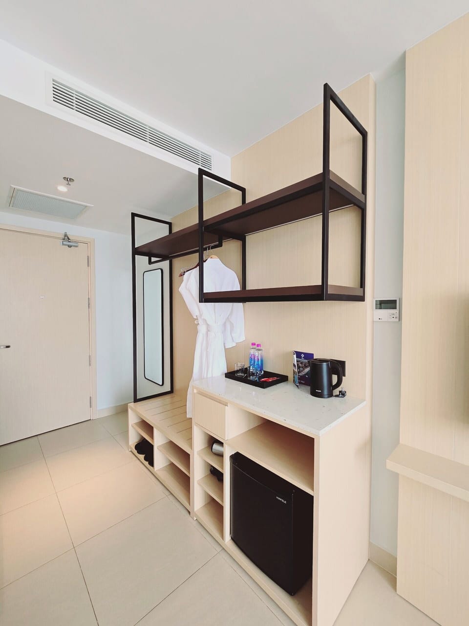 Minibar, in-room safe, desk, laptop workspace