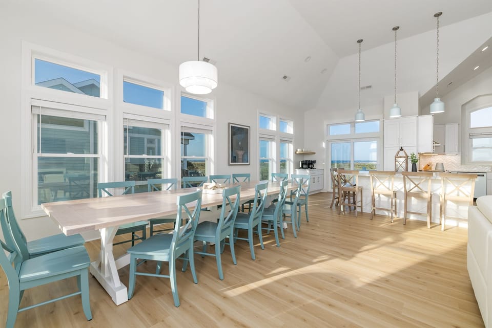 Dining Space up 18  - Hosted by BeachVacationsOBX