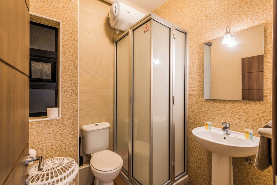 Standard Apartment | Bathroom | Shower, free toiletries, hair dryer, towels