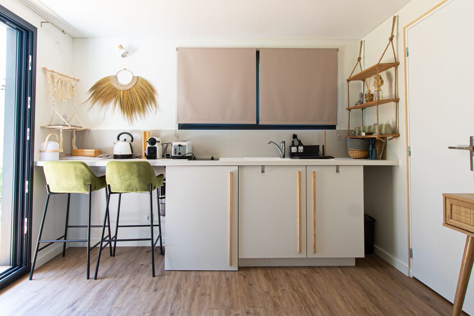 Lodge Magda | Private kitchen | Espresso maker, electric kettle