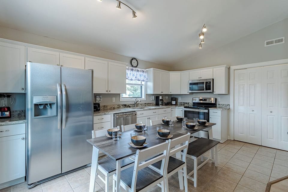 Top Level Kitchen and Dining Area