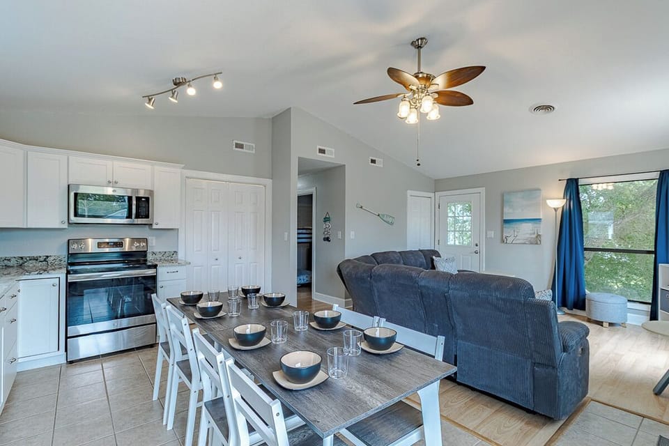 Top Level Kitchen and Dining Area
